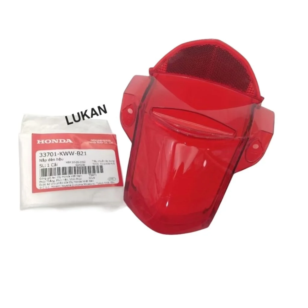 Nắp chụp lái đỏ, chụp võ đuôi đèn hậu WAVE S110, RSX... zin 33701-KWW-B21 - Ảnh 4
