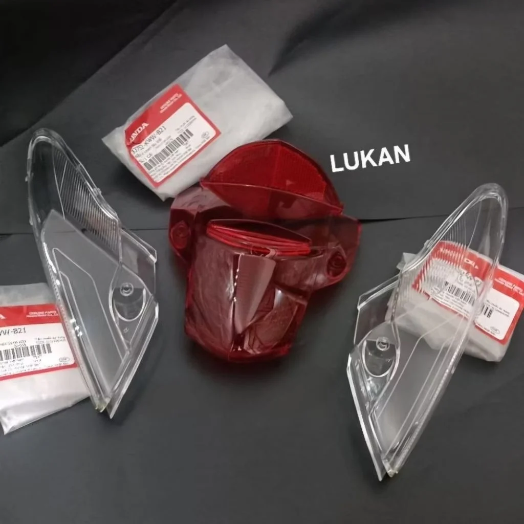 Bộ nắp chụp lái, võ đèn hậu, xi nhan WAVE S110, RS, RSX... zin 33702-KWW-B21, 33701-KWW-B21, 33752-KWW-B21 - Ảnh 3