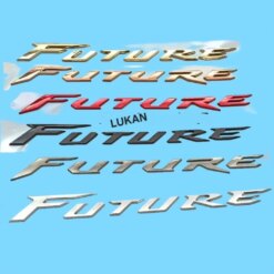 Tem chữ nổi, nhựa ốp sườn xe FUTURE MẬP, LED 125... đủ màu