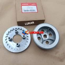 Cặp mặt đế nhôm nồi côn, ly hợp DREAM, WAVE, FUTURE... zin Honda 22121-KFM-900, 22350-115-020