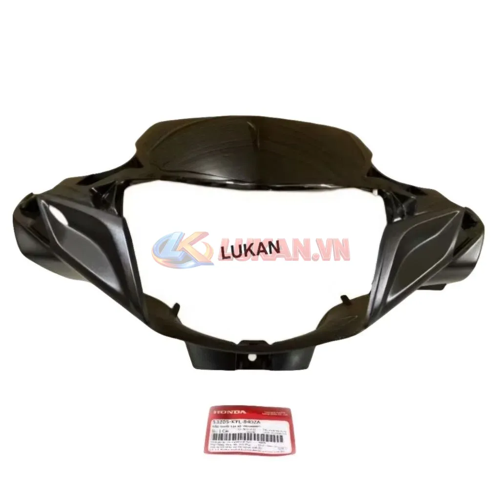 Nhựa ốp đầu đèn trước, chắn gió FUTURE X 125 Đen zin Honda - Ảnh 2