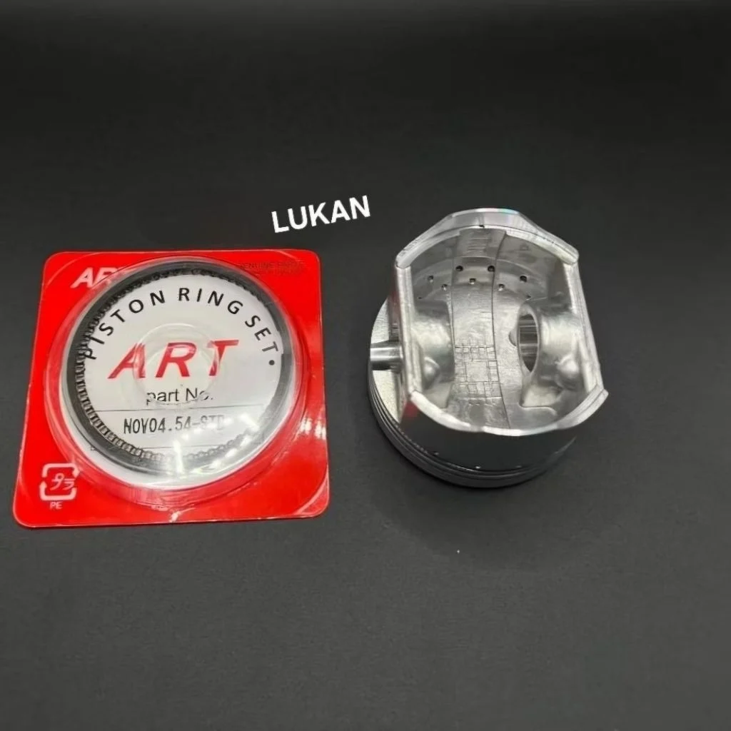 Trái piston 54mm xe DREAM, WAVE... cos 1,2,3,4 luôn bạc xéc măng - Ảnh 2
