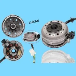 Bộ vô lăng điện, cuộn lửa CUB 86 racing xe DREAM, WAVE... đầu chùa