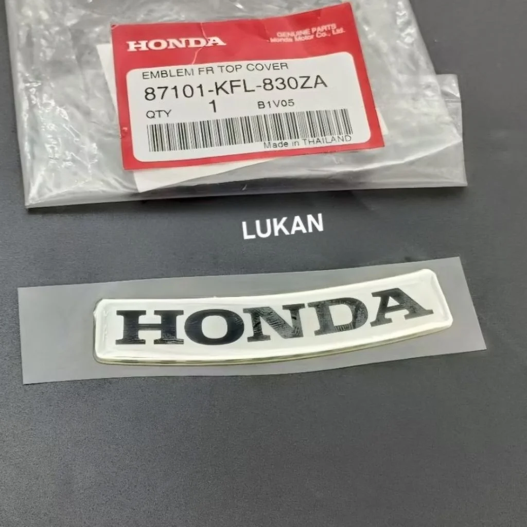 Tem Honda dán nhựa mặt nạ trước xe FUTURE 1 đời đầu zin 87101-KFL-830ZA