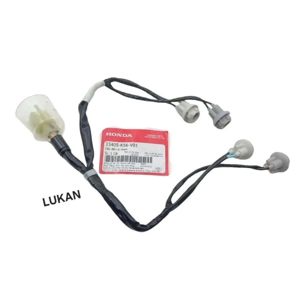 Dây điện, giắc cắm đuôi đèn xi nhan, demi xe WINNER 150 zin 33405-K56-V01 - Ảnh 2