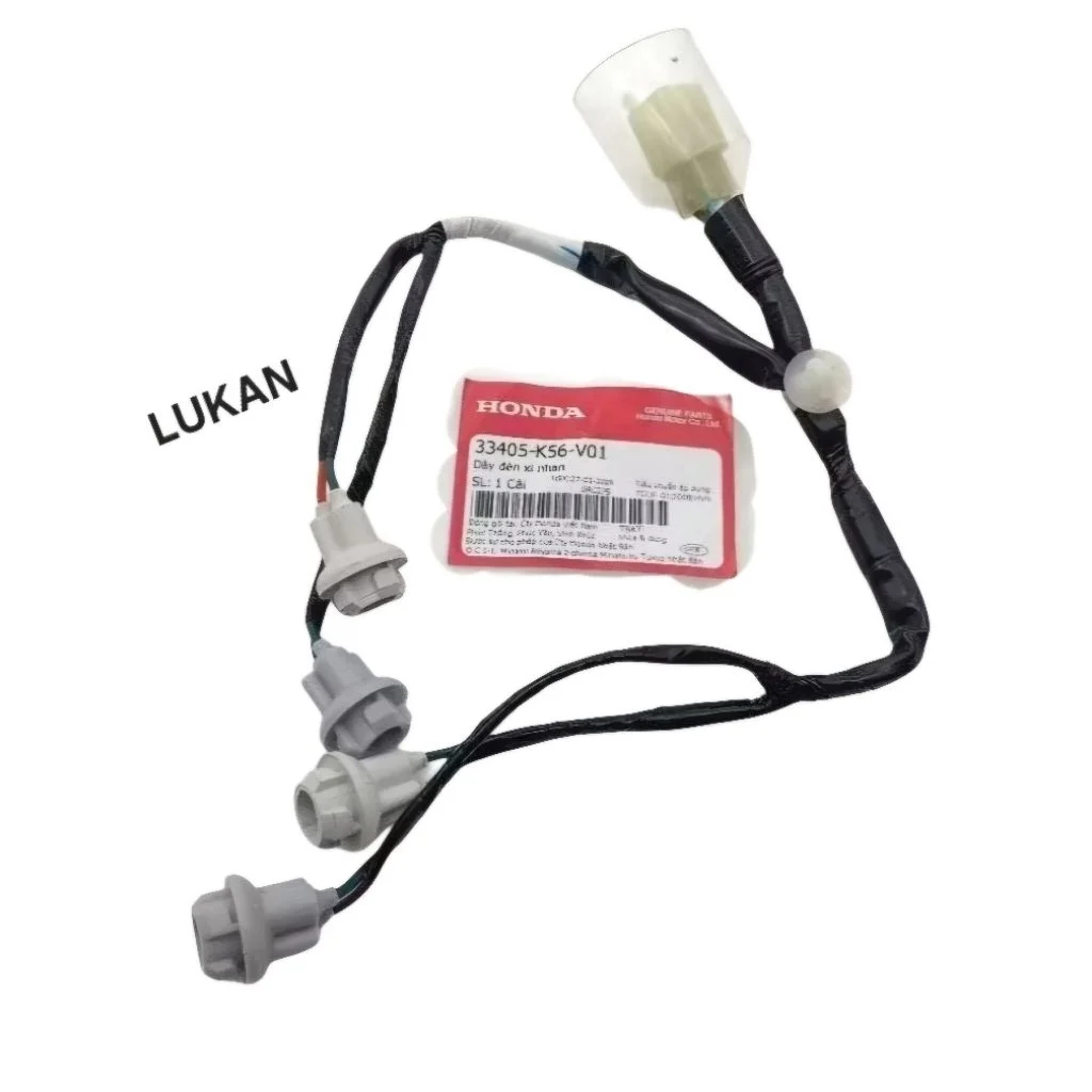 Dây điện, giắc cắm đuôi đèn xi nhan, demi xe WINNER 150 zin 33405-K56-V01 - Ảnh 4