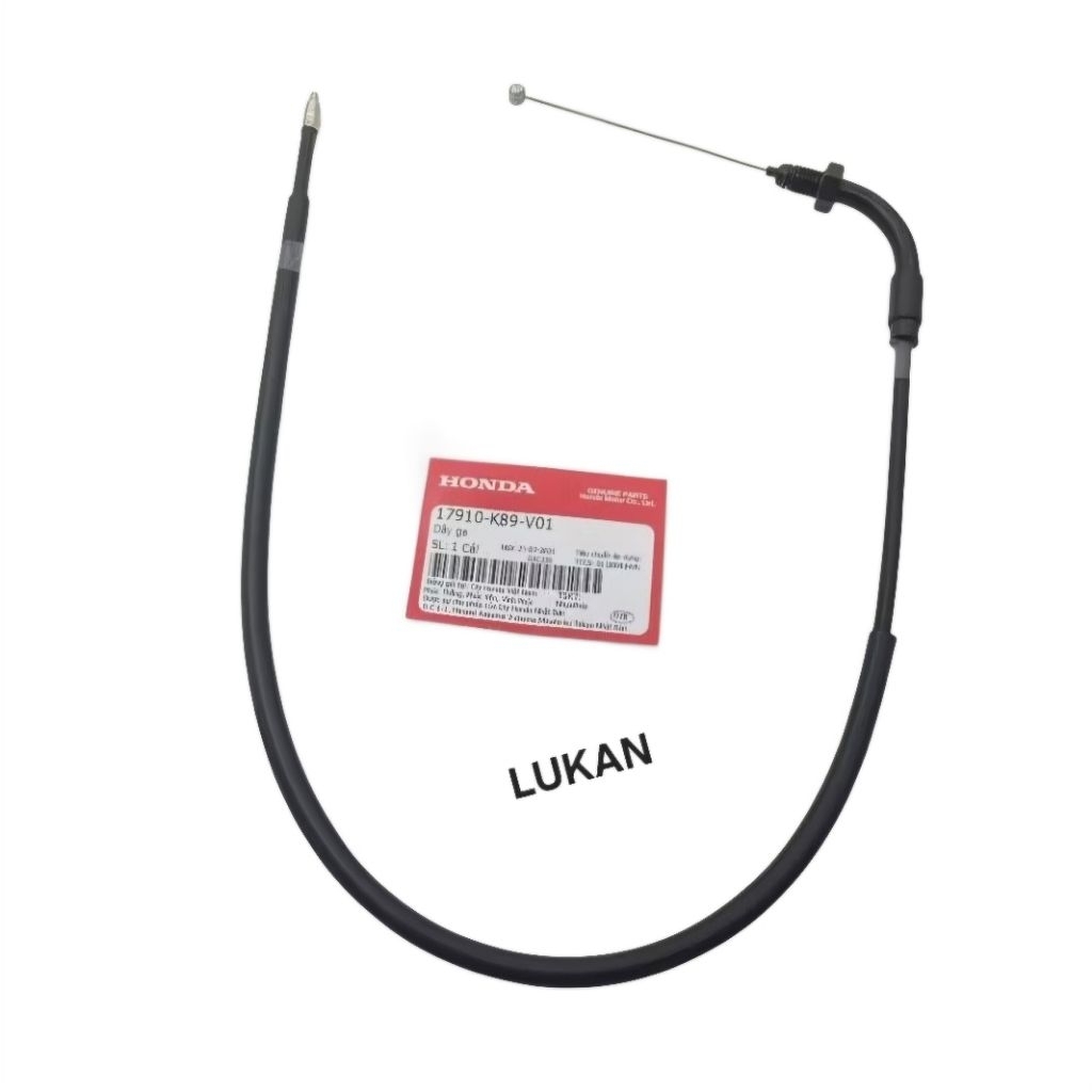 Sợi dây kéo ga xe WAVE A, ALPHA 110 2017-2025.... zin chính hãng 17910-K89-V01 - Ảnh 4