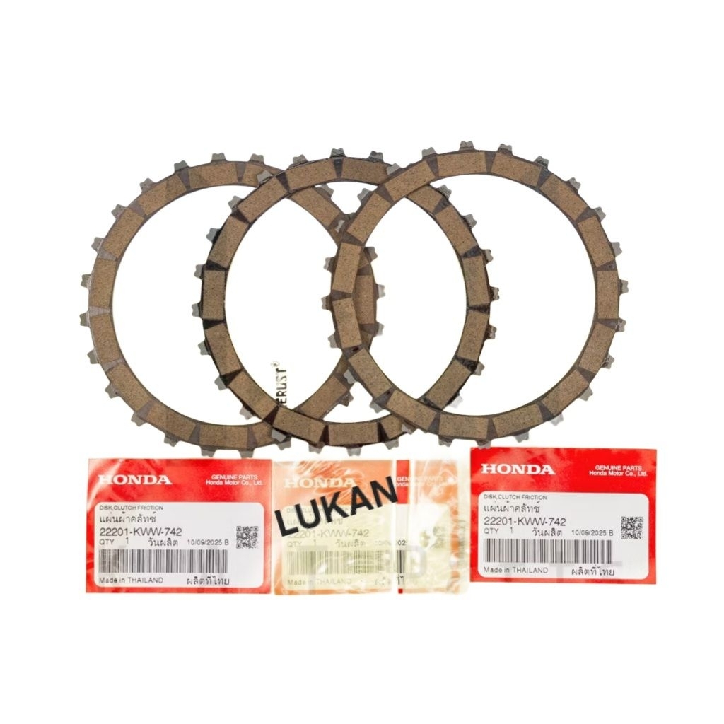 Bộ lá bố nồi côn, ly hợp xe WAVE S110, RSX, BLADE, A110... zin 22201-KWB-601, 22201-KWW-741 - Ảnh 6