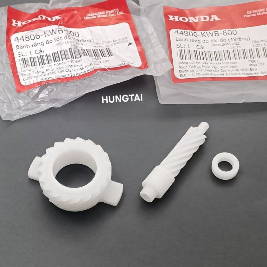 Bánh răng, lõi cóc nhông công tơ mét WAVE S110, RSX, BLADE, FUTURE 125... zin - Ảnh 3