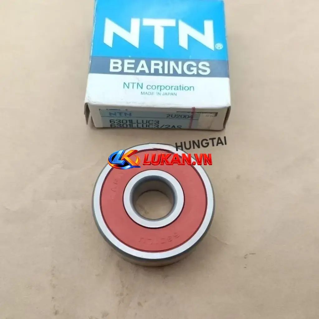 Vòng bi, bạc đạn đùm bánh lốp DREAM, WAVE, FUTURE, WINNER... NTN 6301