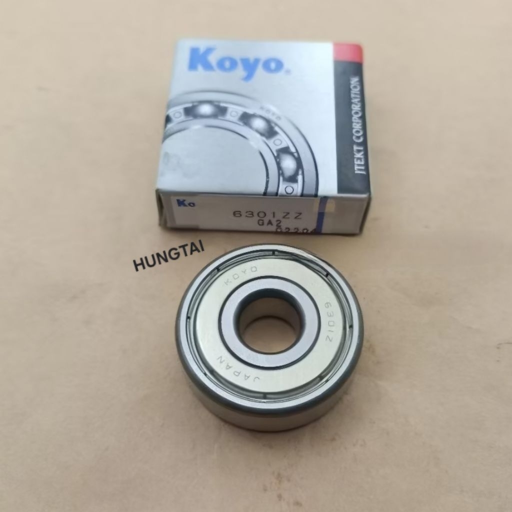 Vòng bi, bạc đạn đùm bánh lốp DREAM, WAVE, FUTURE, WINNER... KOYO 6301 - Ảnh 2