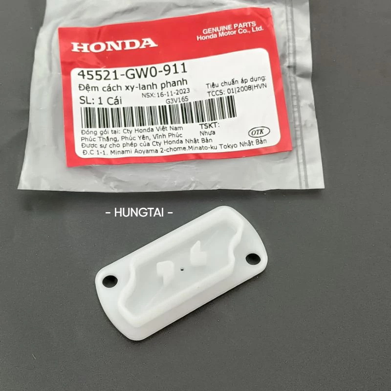 Đệm nhựa nắp bình dầu phanh WAVE ZX, RS, S110, RSX, FUTURE... zin 45521-GW0-911 - Ảnh 3