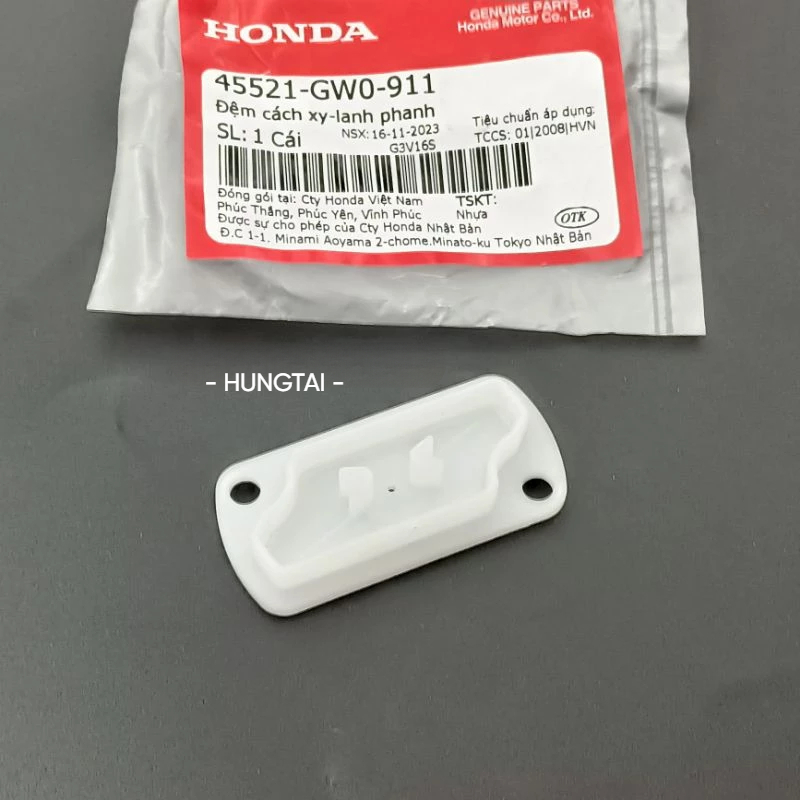Đệm nhựa nắp bình dầu phanh WAVE ZX, RS, S110, RSX, FUTURE... zin 45521-GW0-911 - Ảnh 4