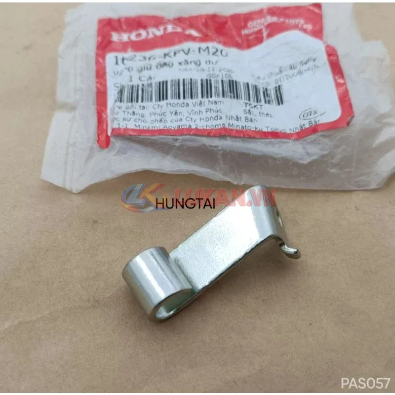 Pass đỡ dài, giữ ống xăng dư xe DREAM, WAVE.... zin Honda 16236-KFV-M20 - Ảnh 4