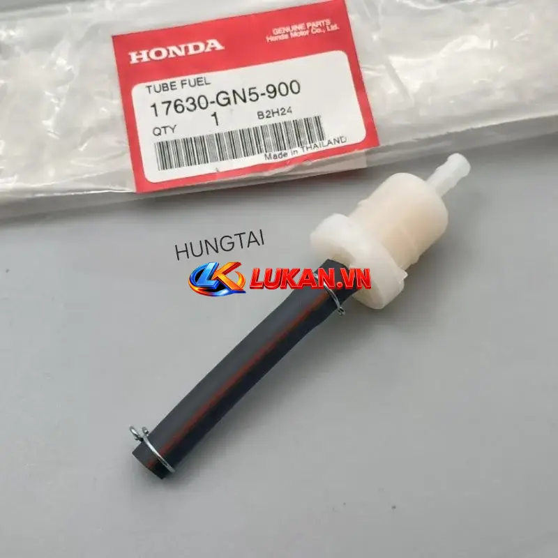 Đầu ống lọc xăng xe DREAM, WAVE Thái đen chỉ đỏ zin Honda
