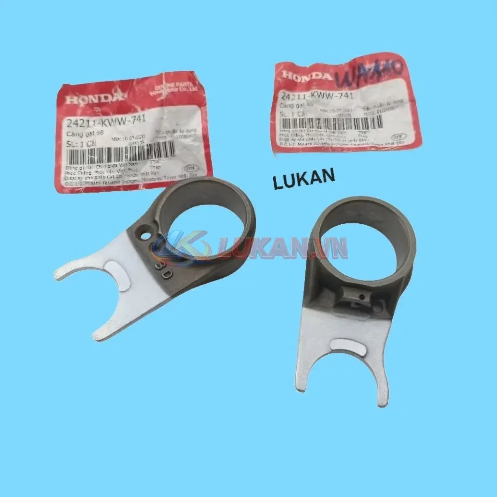 Cặp càng cua gạt nhông heo số WAVE S110, RSX, ALPHA 110... zin 24211-KWW-741 - Ảnh 3
