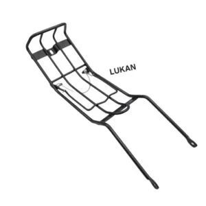 Baga giữa kẹp để đồ xe DREAM Lùn đen bọc nhựa mẫu xưa