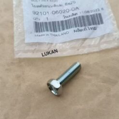 Ốc, bu lông 6x20 giò đạp khởi động DREAM, WAVE... zin Honda Thái 92101-06020-0A