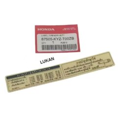 Tem thông số hộp xích, sên cacte xe WAVE Thái 125 zin Honda 87505-KYZ-T00ZB