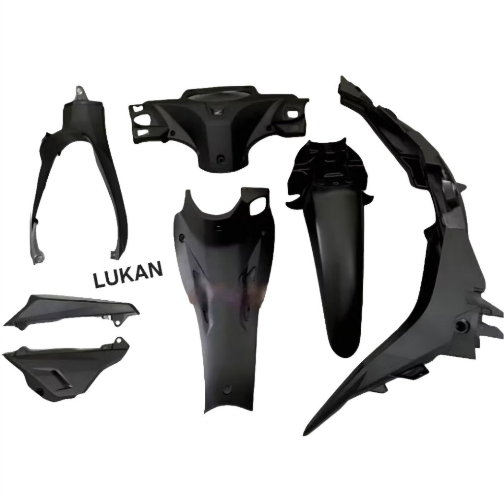 Bộ 7 nhựa nhám đen, áo xe WAVE BLADE 110 zin chính hãng - Ảnh 3
