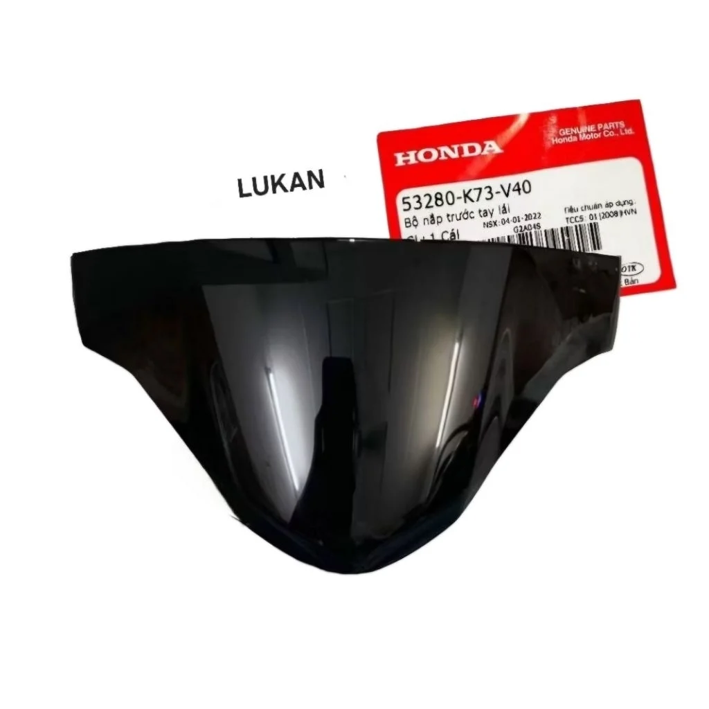 Nắp chắn gió, nhựa đầu đèn xe FUTURE LED, WAVE 125 zin Honda 53280-K73-V40