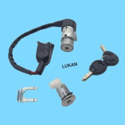 Bộ ổ khóa, công tắc điện 8 cạnh WAVE Thái, ALPHA, ZX.... mẫu xưa