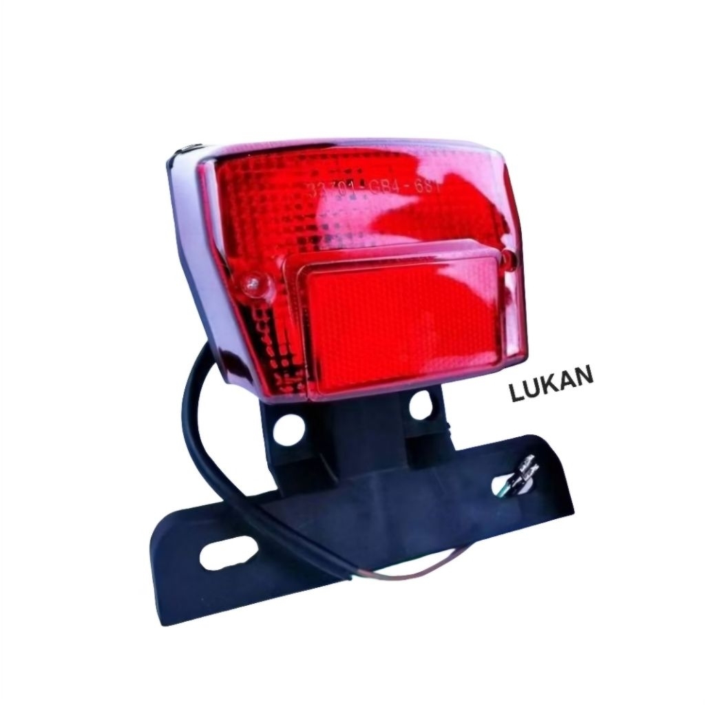 Cụm đuôi đèn hậu, lái stop xe CUB 82 vuông - Ảnh 2