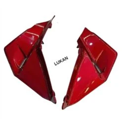 Cặp ốp nhựa bửng yếm đỏ FUTURE LED, WAVE 125 zin Honda