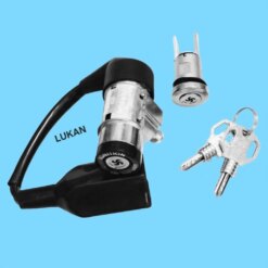 Bộ ổ khóa, công tắc điện 4 cạnh xe DREAM mẫu xưa chìa xoắn