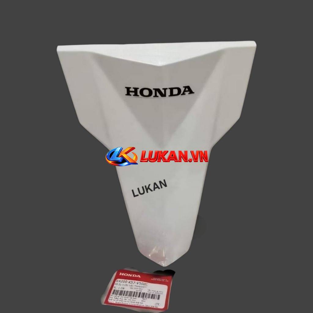 Nhựa mặt nạ trước xe WAVE BLADE 110 Trắng zin Honda 64200-K57-V50ZC - Ảnh 2
