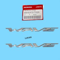Tem logo chữ nổi ốp sườn xe WAVE 125i, FUTURE LED zin Thái 86649-K73-T70ZA