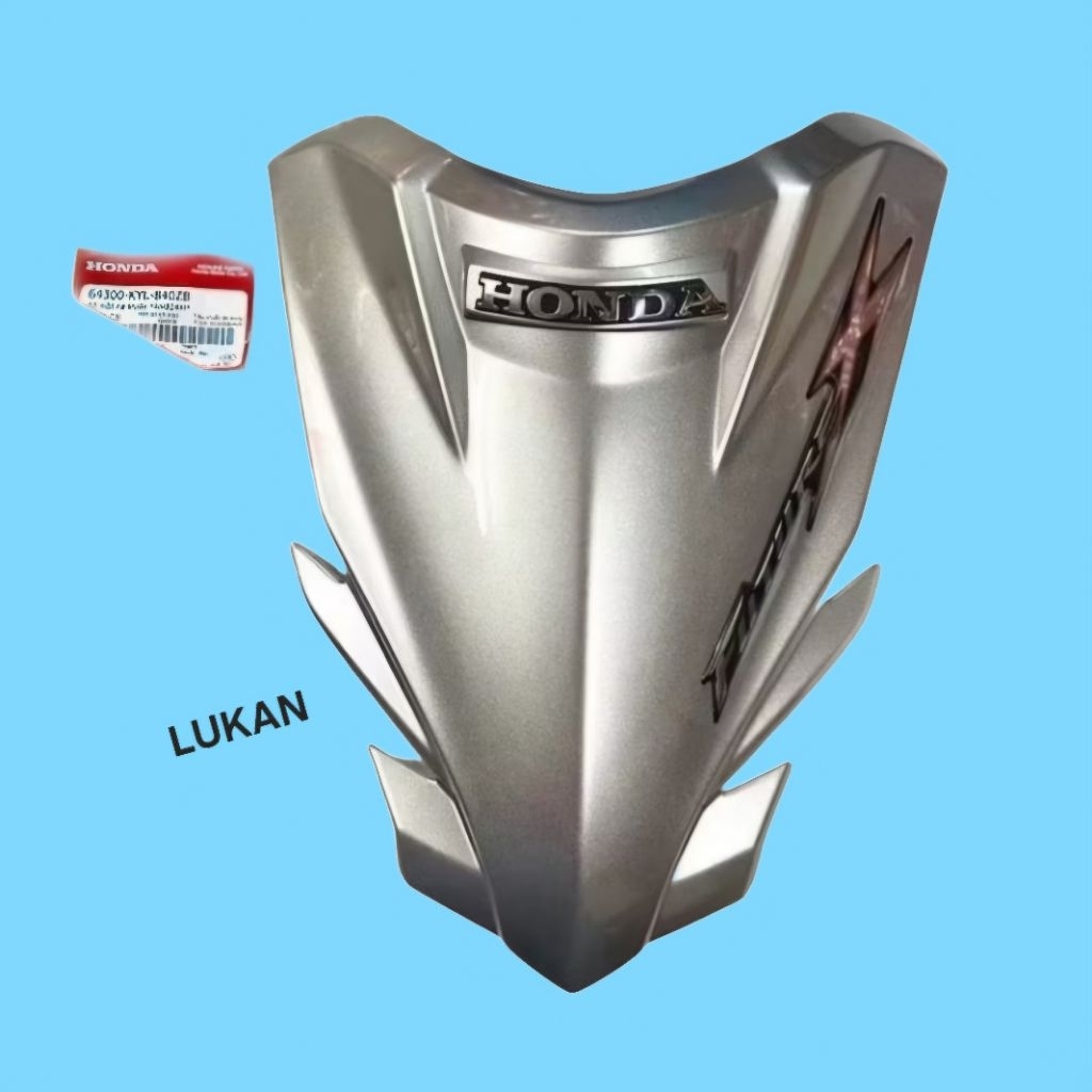 Nhựa, ốp võ mặt nạ trước xe FUTURE X 125 Bạc zin chính hãng 64300-KYL-840ZB