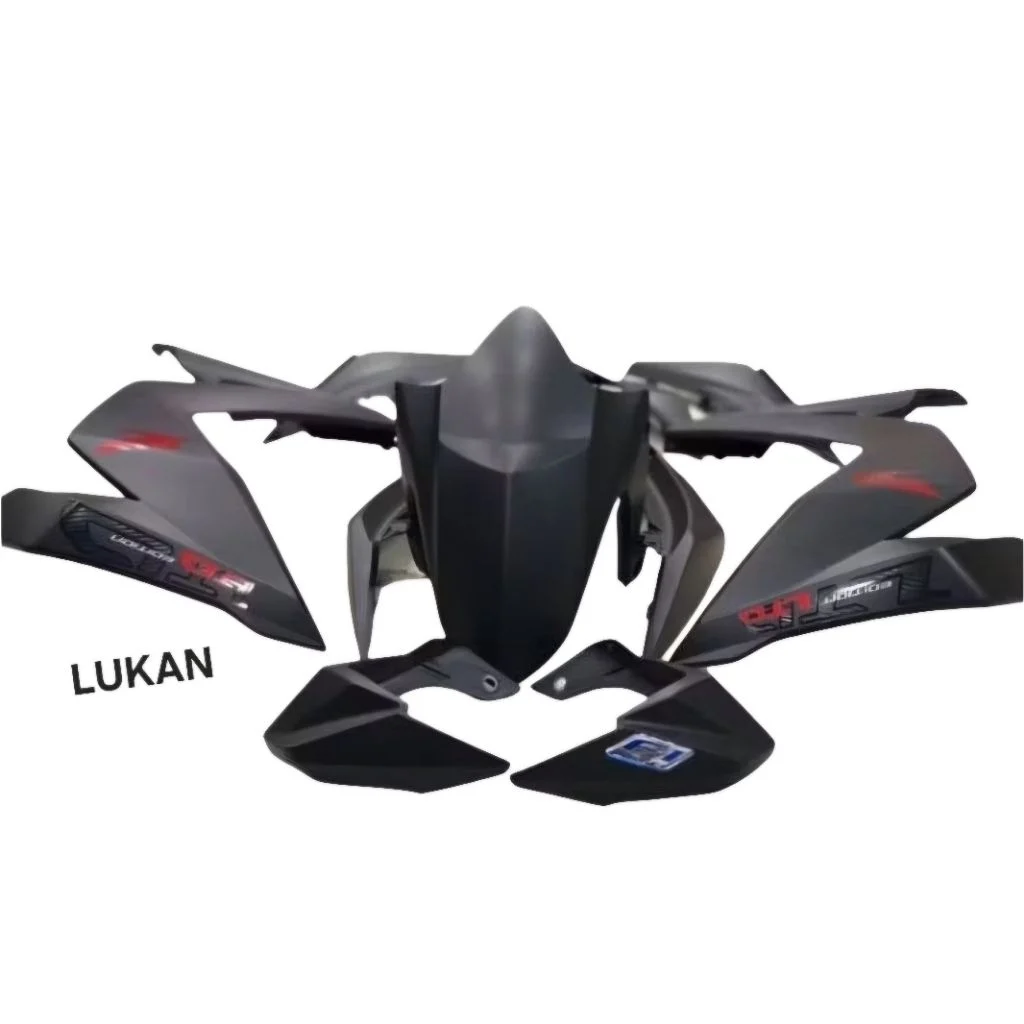 Bộ nhựa dàn áo xe WINNER 150 V1 Đen nhám mờ, tem đỏ zin - Ảnh 2