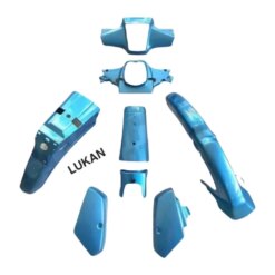 Bộ nhựa dàn áo xe CUB 82 đèn vuông Xanh ngọc