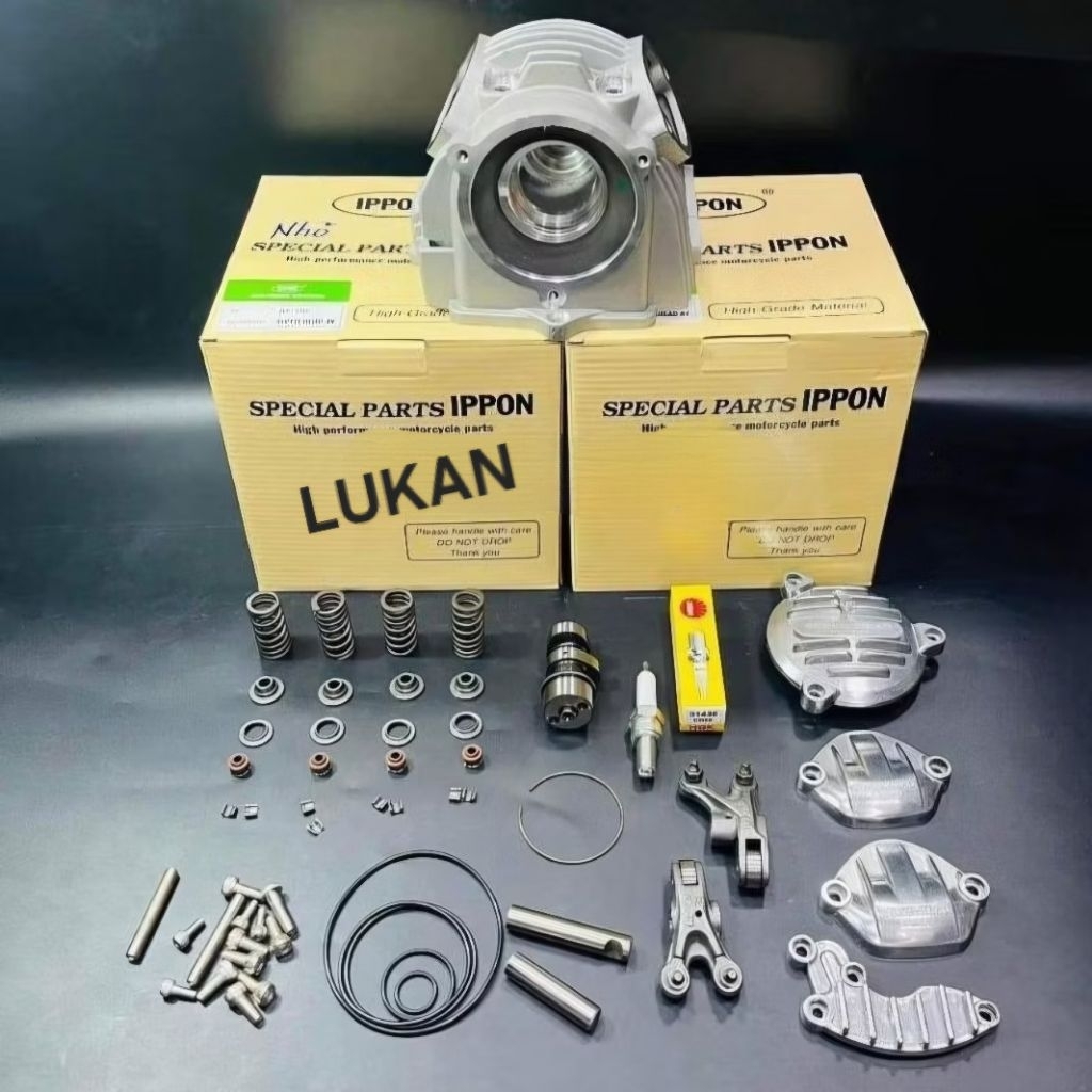 Bộ đầu bò quylat 4val IPPON xe DREAM, WAVE... đầy đủ phụ kiện - Ảnh 2
