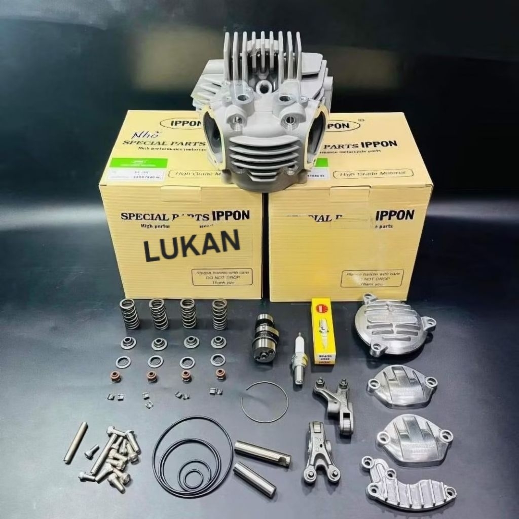 Bộ đầu bò quylat 4val IPPON xe DREAM, WAVE... đầy đủ phụ kiện - Ảnh 4