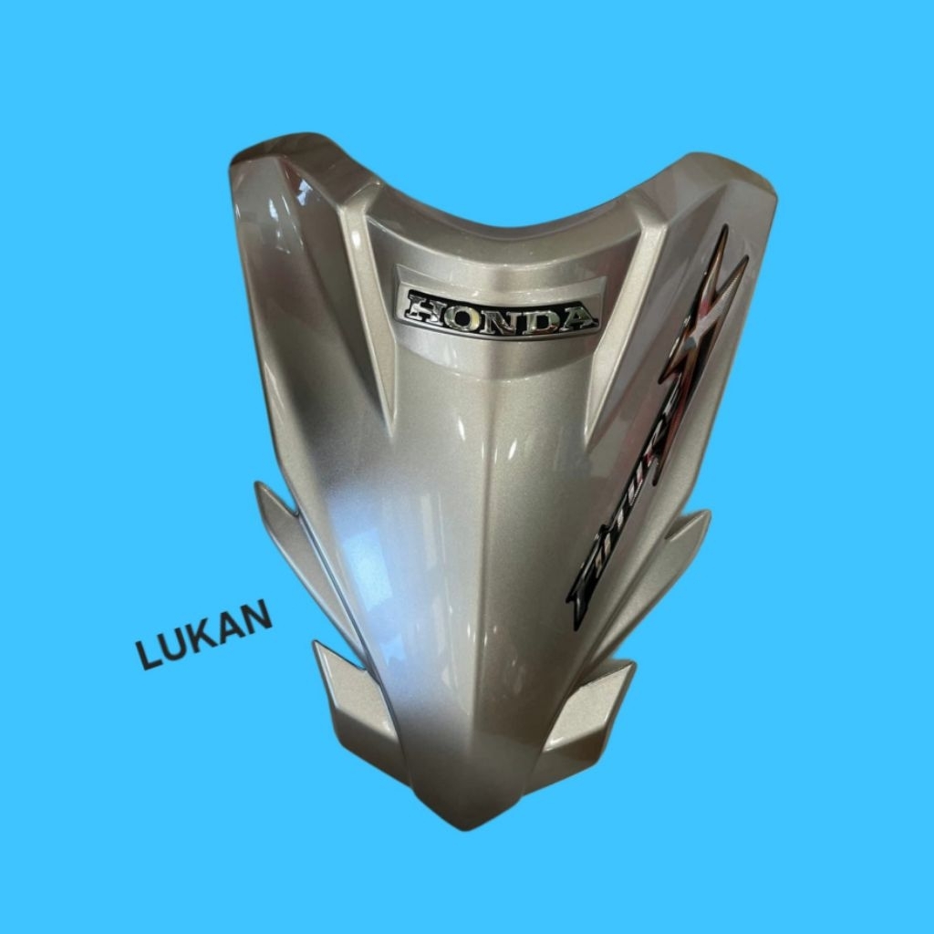 Nhựa, ốp võ mặt nạ trước xe FUTURE X 125 Bạc zin chính hãng 64300-KYL-840ZB - Ảnh 5