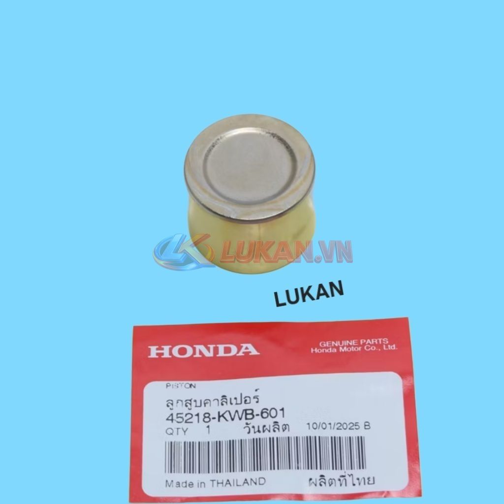 Piston heo dầu phanh, thắng WAVE S110, RSX, FUTURE 125, WINNER... zin 45218-KWB-601 - Ảnh 5