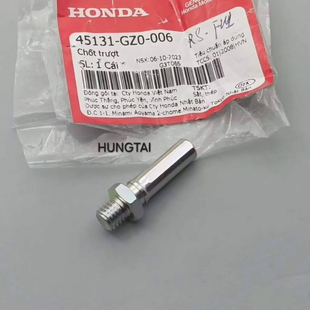 Ốc, bu lông trục trượt, heo dầu phanh WAVE Thái, ZX, RS, FUTURE... zin 45131-GZ0-006 - Ảnh 3