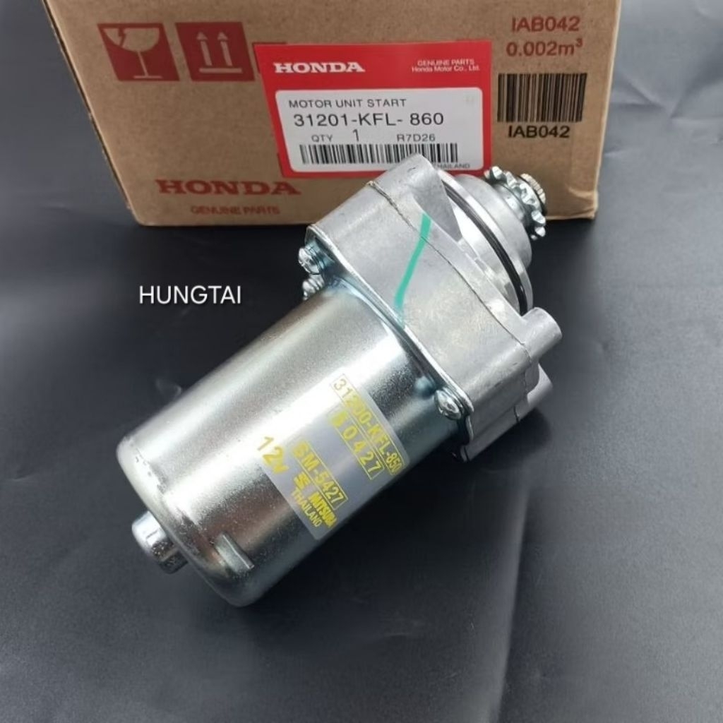Củ motor đề khởi động dài xe WAVE Thái 110, FUTURE 1... zin - Ảnh 5