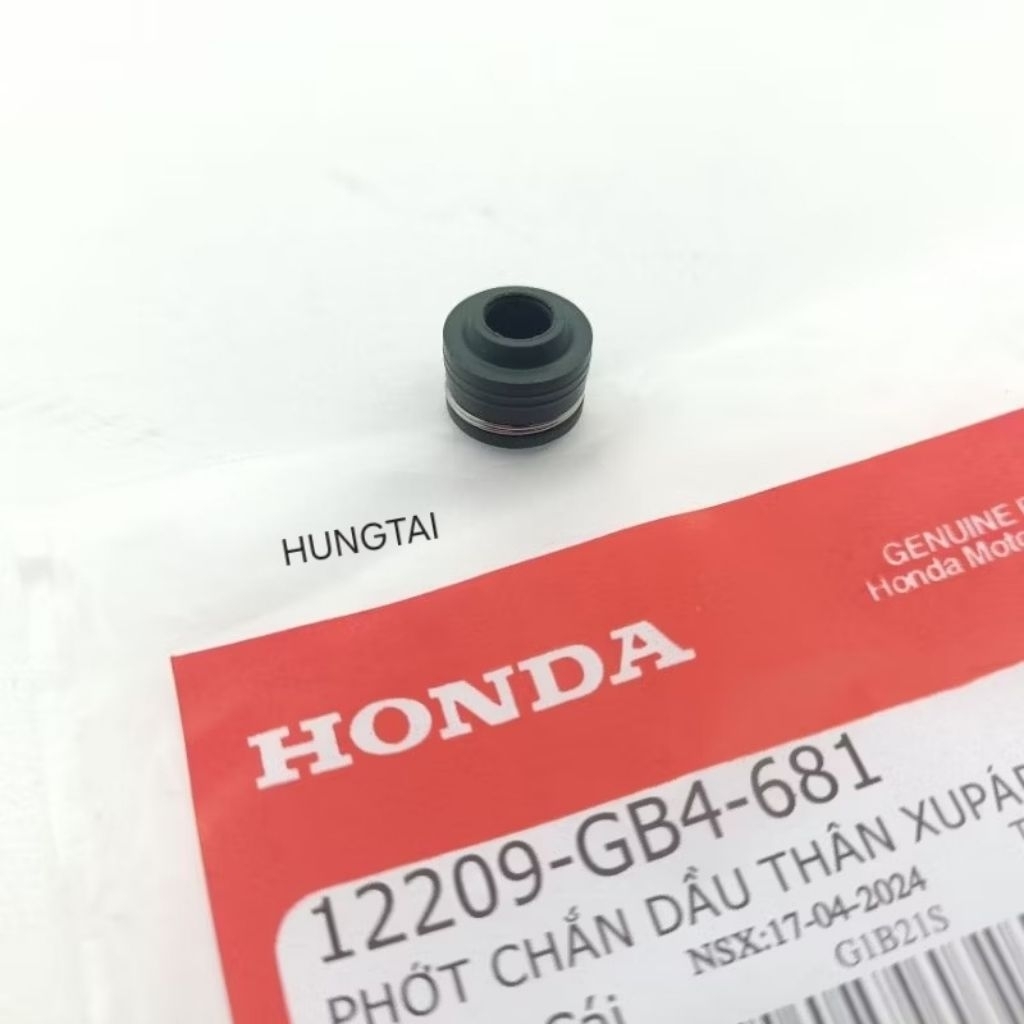 Phốt, phớt xupap xanh đầu bò quylat DREAM, WAVE, FUTURE... zin 12209-GB4-681 - Ảnh 4