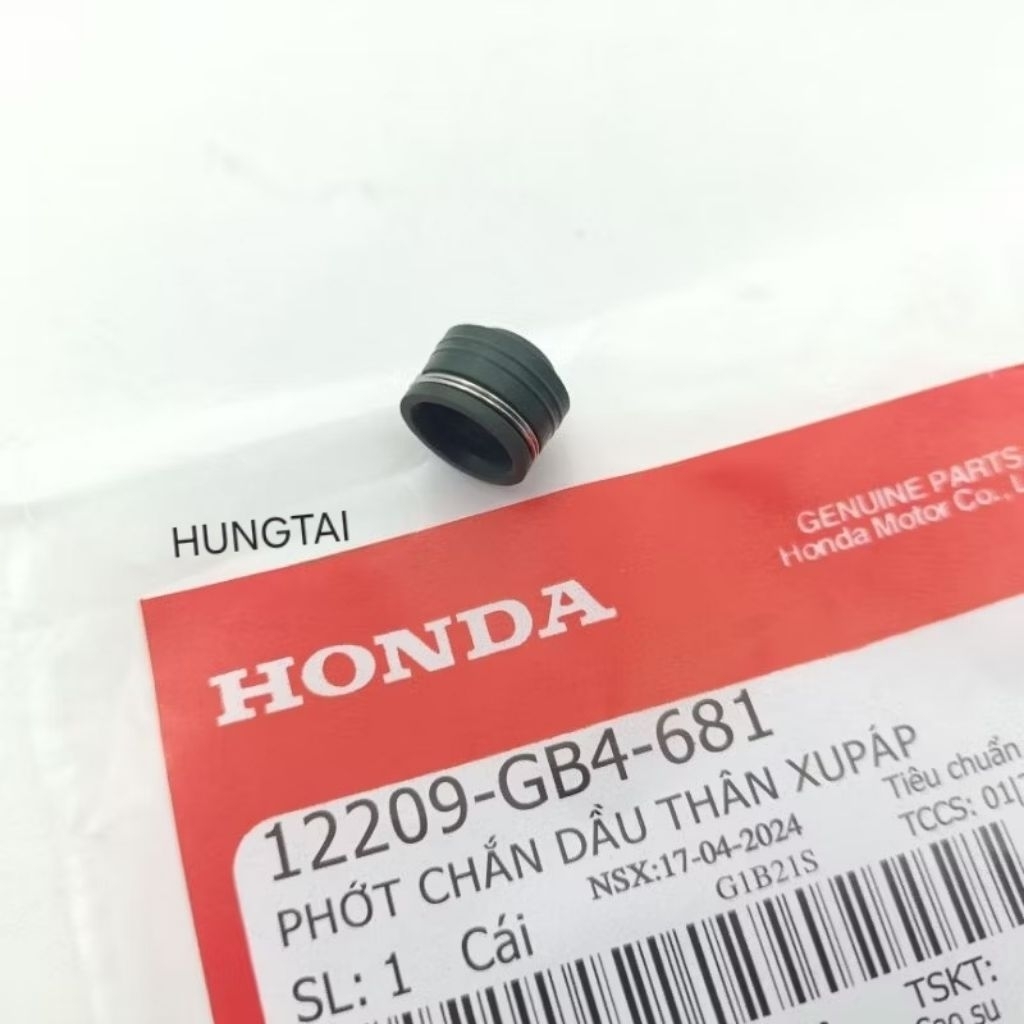 Phốt, phớt xupap xanh đầu bò quylat DREAM, WAVE, FUTURE... zin 12209-GB4-681 - Ảnh 3