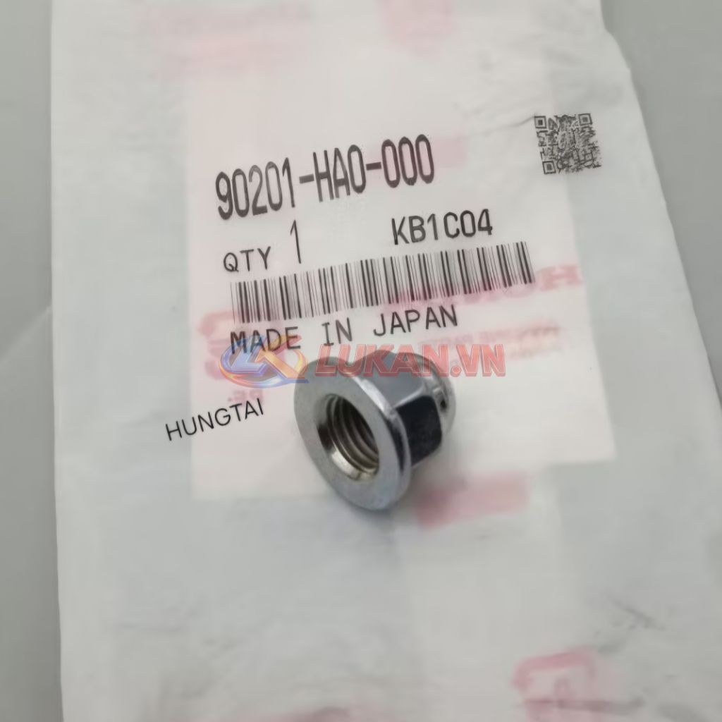 Ốc tán mủ 10mm phuộc xe CUB, DREAM, WAVE... zin Japan 90201-HA0-000 - Ảnh 3