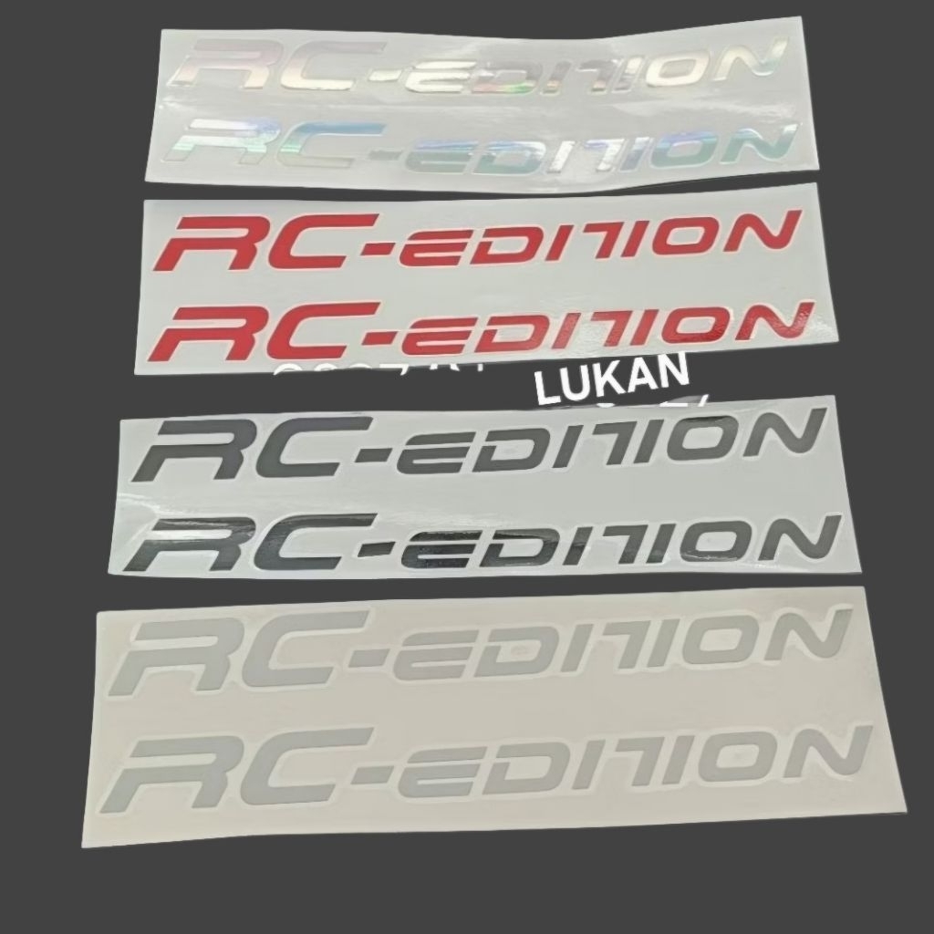 Tem dán phuộc trước DREAM, WAVE, FUTURE... đủ màu RC EDITION - Ảnh 3