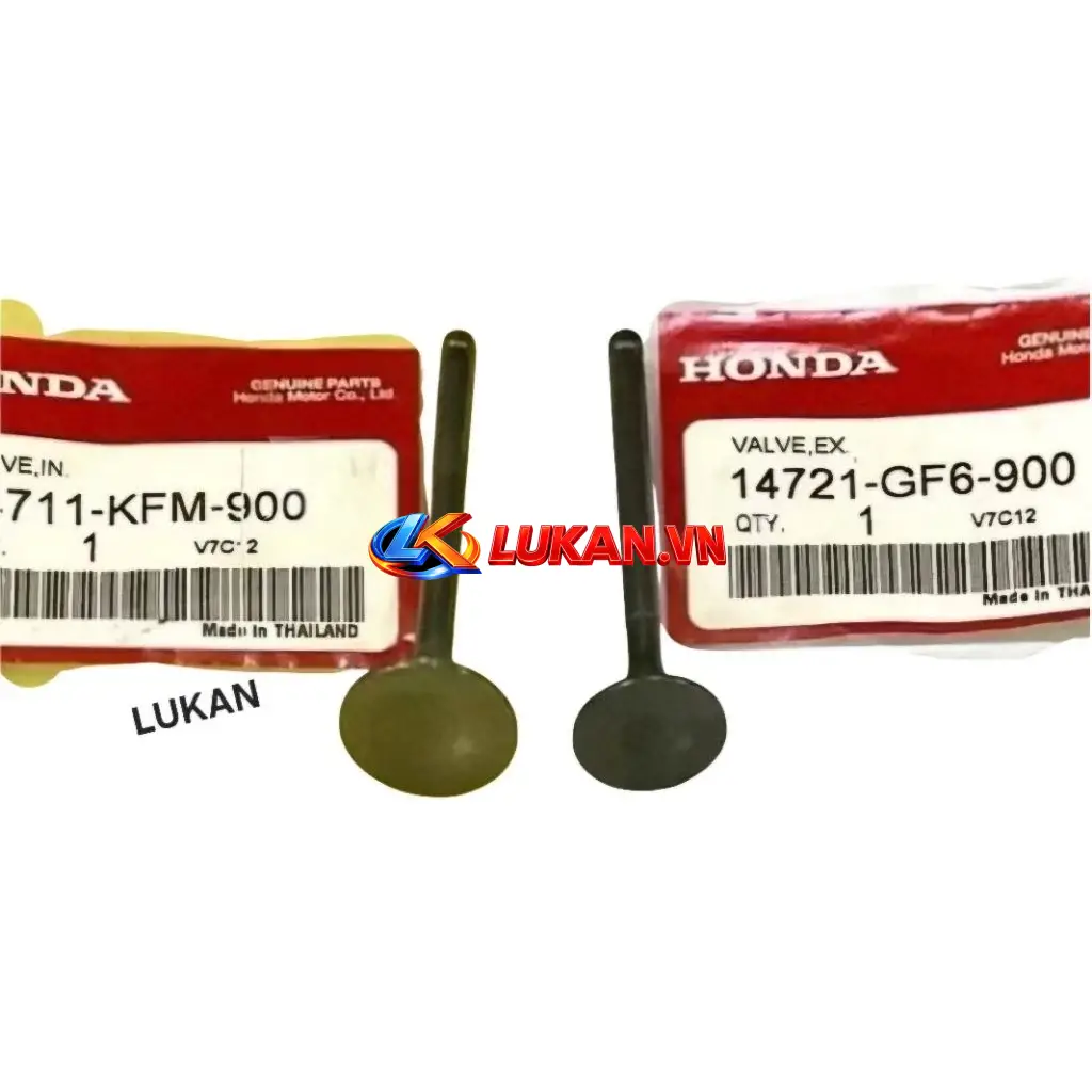 Cây xupap đầu bò quylat DREAM, WAVE, FUTURE 1... zin Honda 14711-KFM-900, 14721-GF6-900