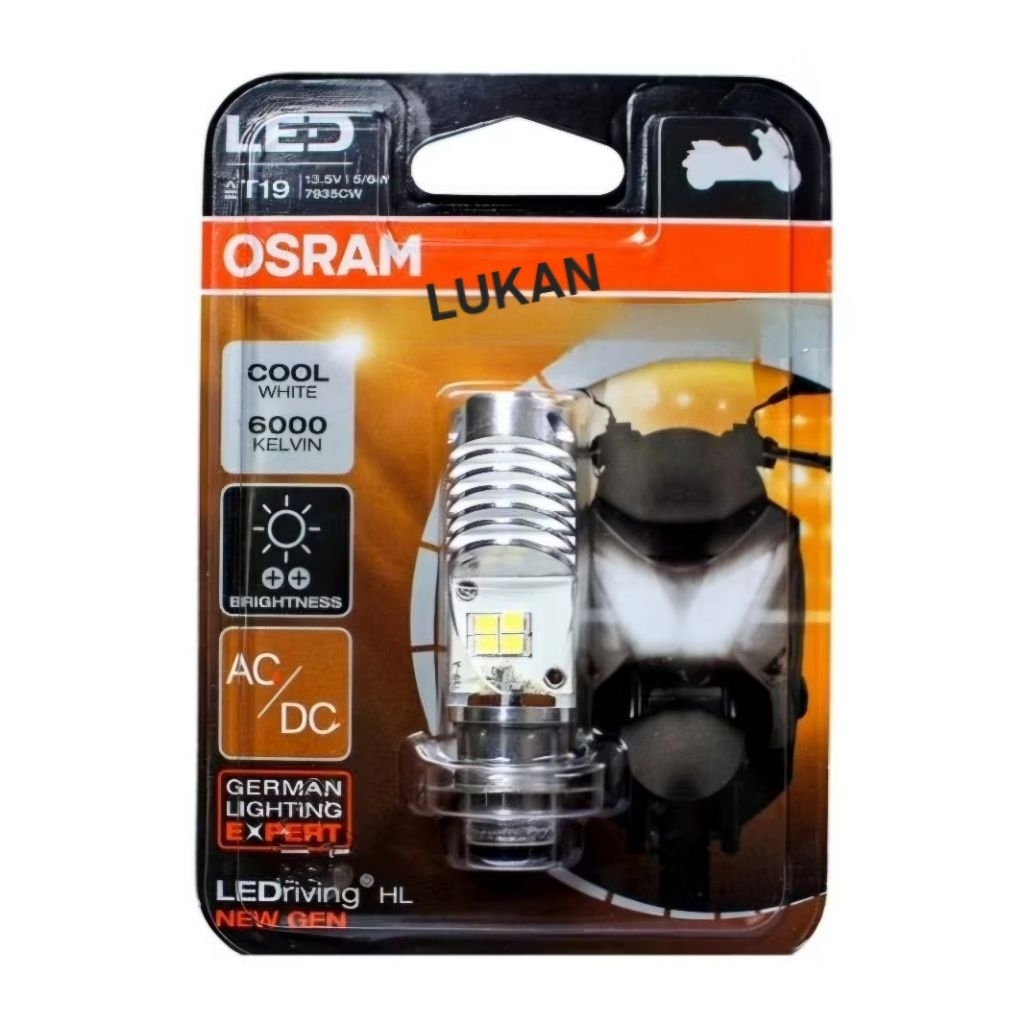 Bóng đèn pha led Osram xe DREAM, WAVE, FUTURE... chân M5 - Ảnh 3