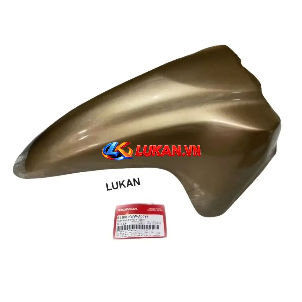 Nhựa dè chắn bùn trước xe WAVE S110, RS, RSX.... Vàng đồng zin 61100-KWW-A00YE