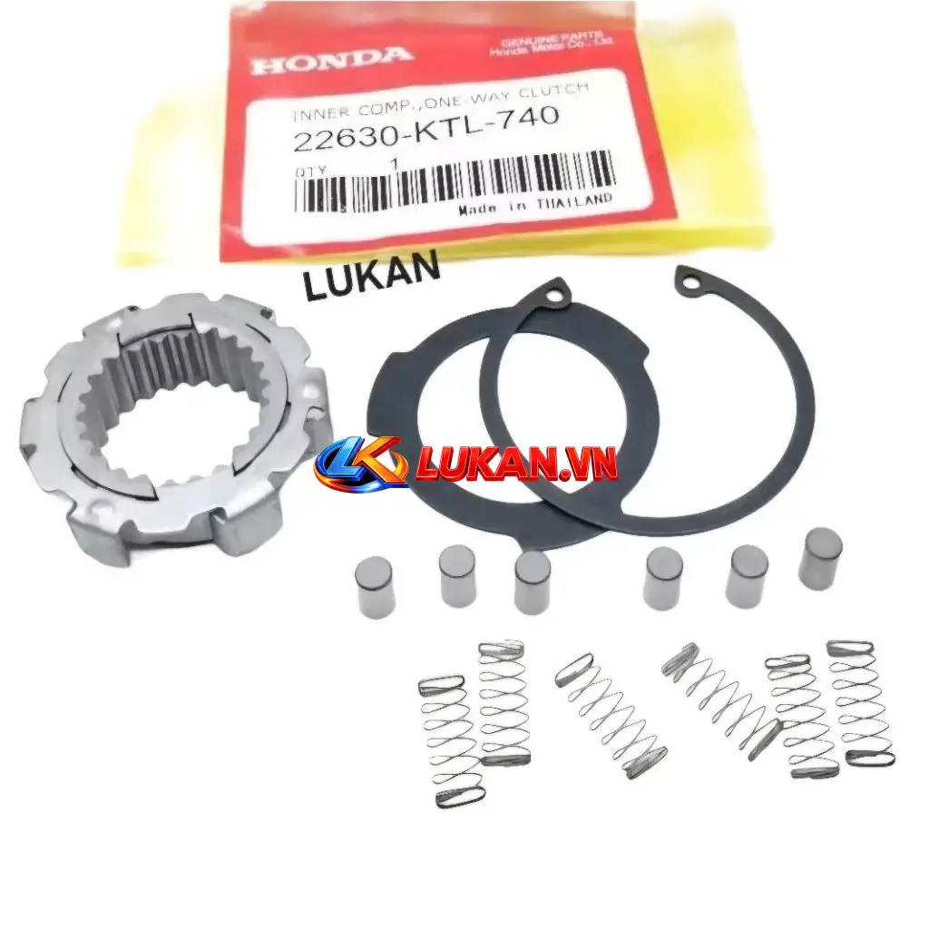 Bộ đạn rế, phe bi chuông nồi côn WAVE A, RS, S100, RSX... zin