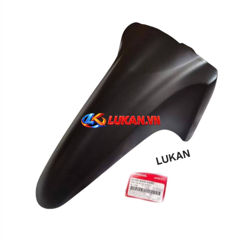 Nhựa chữ A, dè chắn bùn trước WAVE A, ALPHA 110.... Đen mờ, nhám zin 61100-KWW-640B2