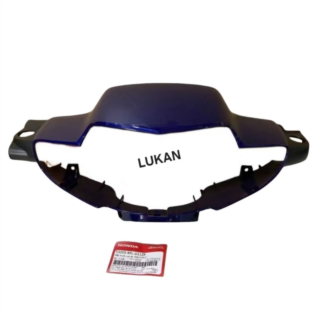 Nhựa ốp võ đầu đèn trước xe WAVE ALPHA đời đầu Xanh mực zin Honda - Ảnh 2